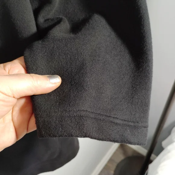 2X Jones New York Cozy Soft Jacket Long Coat Charcoal Gray Pockets Button Down - Picture 6 of 14